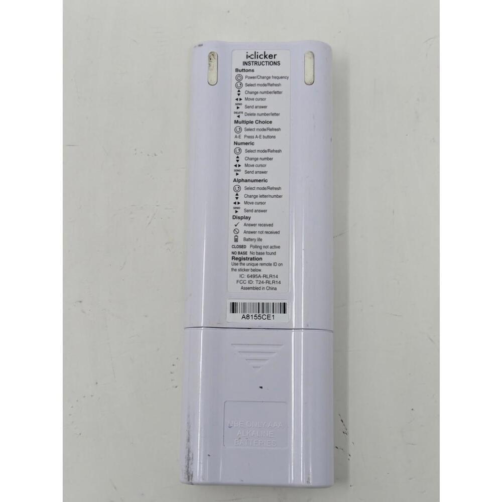 iClicker 2 Student Classroom Response System Remote Control - Tested - Picture 2 of 2
